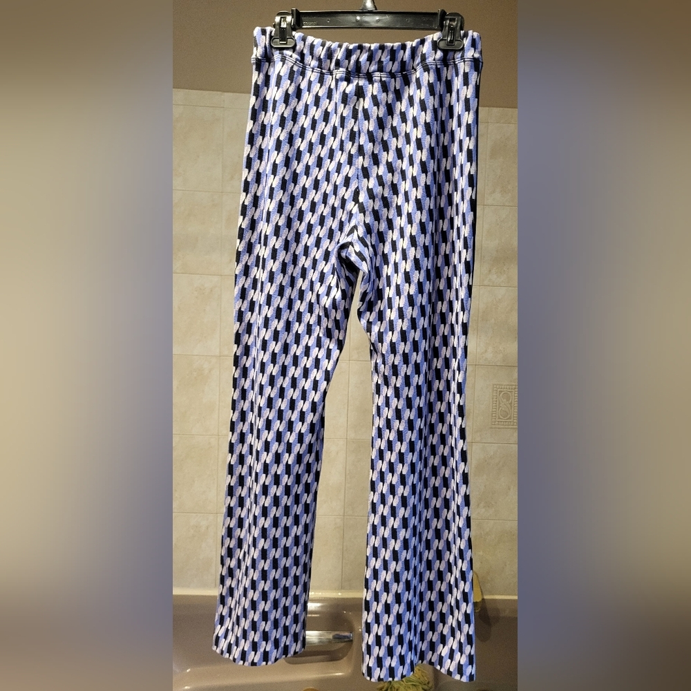 Geometric Patterned Pants - image 2